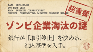 ゾンビ企業淘汰